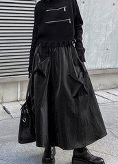2021 autumn and winter  high waist mid length long skirt dylinoshop