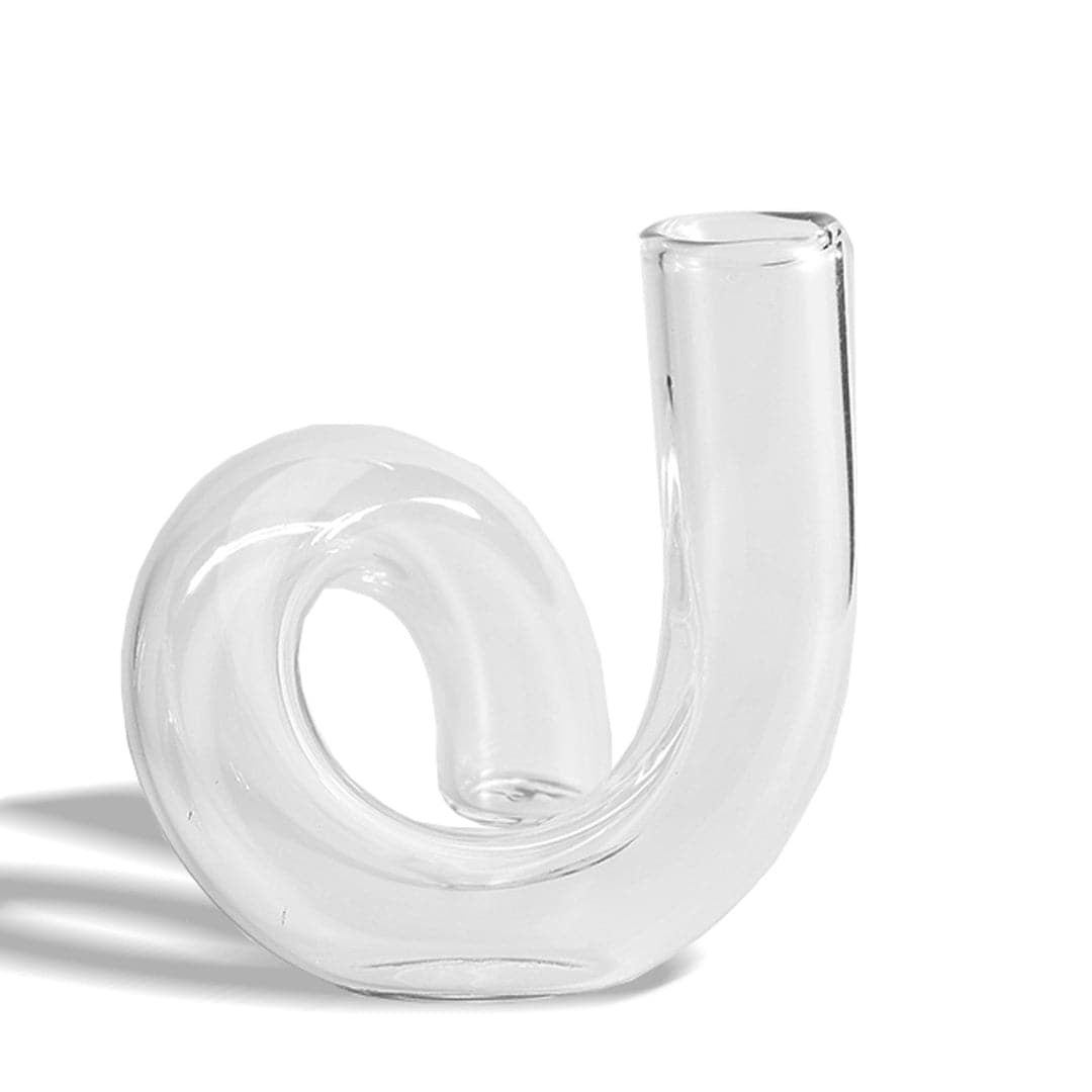 Twisted Glass Candle Holder Vase Feajoy