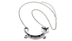 Acrylic Colorful Happy Cat Pattern Necklace Charm Jewelry BOS1224 Touchy Style