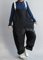 Chic Black Casual Pants Fall Fashion all-match Jumpsuit Pants JPTS210107