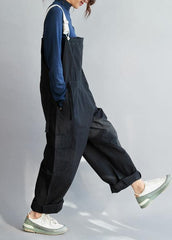 Chic Black Casual Pants Fall Fashion all-match Jumpsuit Pants JPTS210107