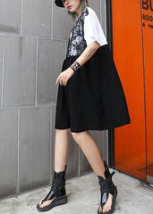 Classy white Cotton clothes Women patchwork short summer Dress AT-SDM190717