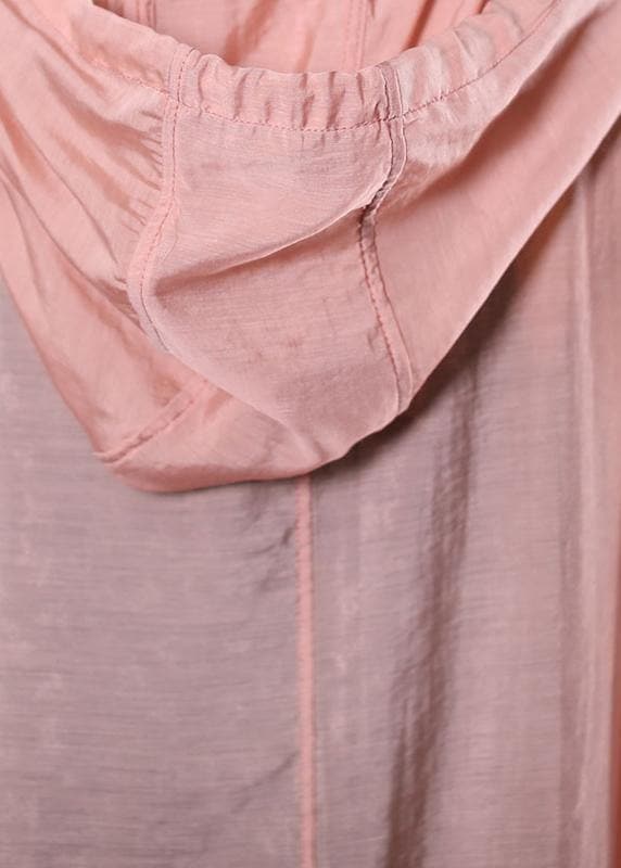 DIY light orange cotton clothes Women side open Maxi summer coats WG-TCT190711