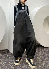 Denim overalls 2021 new fashion plus size casual nine-point lantern pants female summer jumpsuit AT-LPTS200812