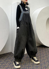 Denim overalls 2021 new fashion plus size casual nine-point lantern pants female summer jumpsuit AT-LPTS200812