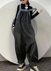 Denim overalls 2021 new fashion plus size casual nine-point lantern pants female summer jumpsuit AT-LPTS200812