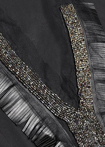 Elegant o neck Batwing Sleeve Cotton clothes Stitches Fashion Ideas black Dress Summer AT-SDM190411