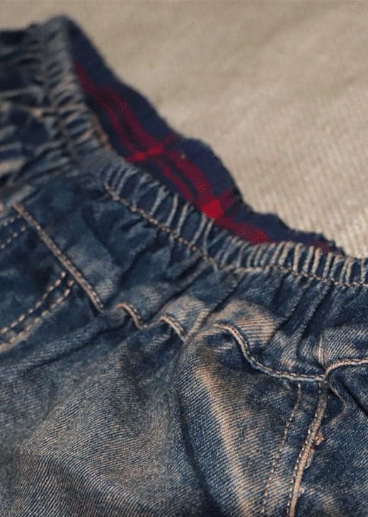 Fashion Blue patch applique denim harem Pants BSNZK-LPTS211124