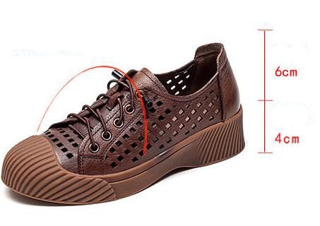 Fashion Breathable Leather Sneakers Women Casual Shoes FGCS03 Touchy Style