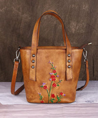 Fashion Yellow Embossing Paitings Calf Leather Messenger Bag ZPBAG-BGS220209