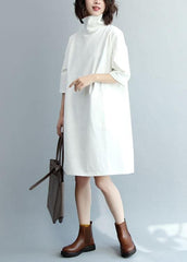 Fashion high waist Sweater weather Design white thick Ugly knit top fall FDM191011