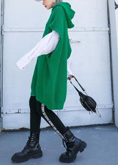 For Spring green sweaters trendy plus size hooded pockets tops AT-NTP191023