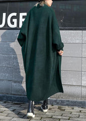 For Spring knit sweat tops fall fashion blackish green sweater coat AT-CDG191023