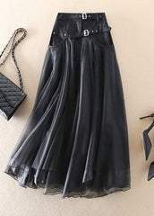 French Grey fashion Patchwork Tulle Skirts Spring BP-SKTS220128