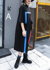 French black cotton clothes For Women zippered A Line summer Dresses AT-SDL190411