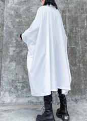 French lapel zippered Fashion crane coats white Midi women coats AT-LTP201228