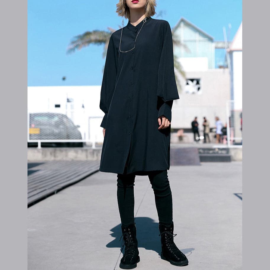 Loose white cotton clothes stylish Photography lantern sleeve cotton shirt AT-LTP190115