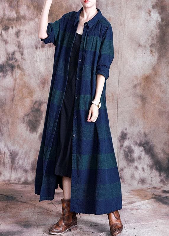 Luxury striped Coats Loose fitting coat fall  outwear lapel collar TCT190910