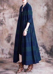 Luxury striped Coats Loose fitting coat fall  outwear lapel collar TCT190910