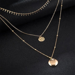 Multilayer Necklaces Charm Jewelry Golden Color Fashion YBS0424 Touchy Style