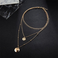 Multilayer Necklaces Charm Jewelry Golden Color Fashion YBS0424 Touchy Style
