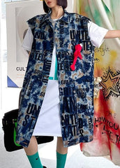 New Women Spring And Spring Fashion Denim Vest AT-STP210318