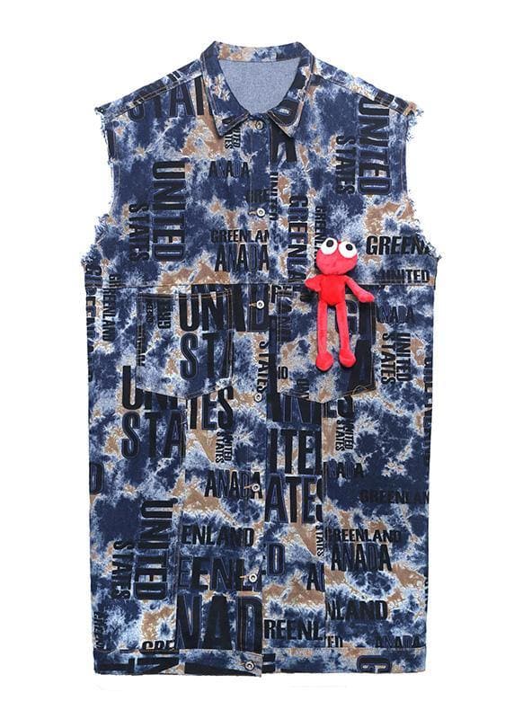 New Women Spring And Spring Fashion Denim Vest AT-STP210318