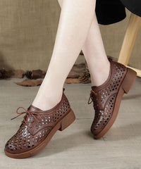 Nude Flat Shoes For Women Genuine Leather Boutique Cross Strap Flat Shoes XZ-PDX210728