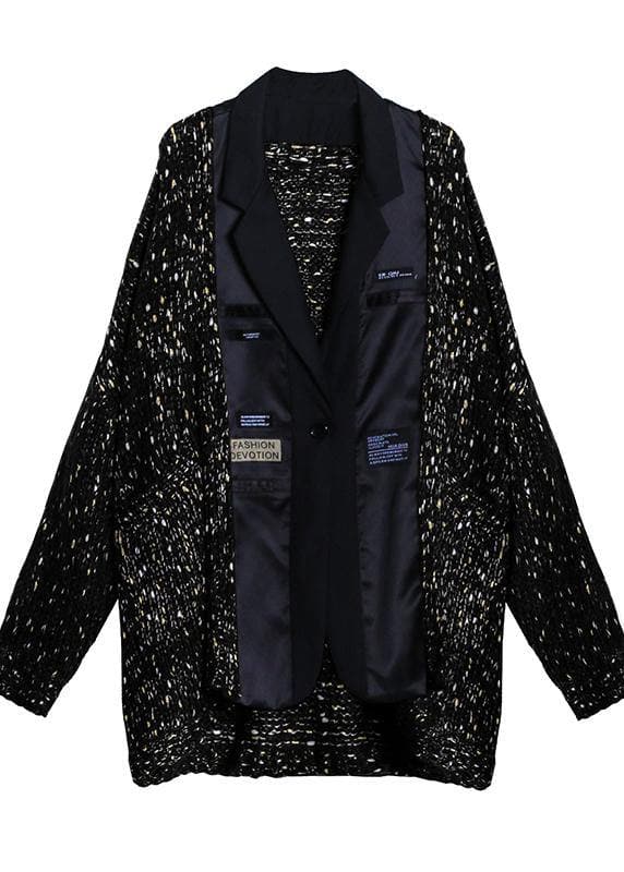 Oversize knit outwear fall fashion chocolate patchwork pockets knitted outwear AT-CDG201014