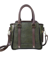 Simple Red Casual Rub color Calf Leather Messenger Bag BGS220210