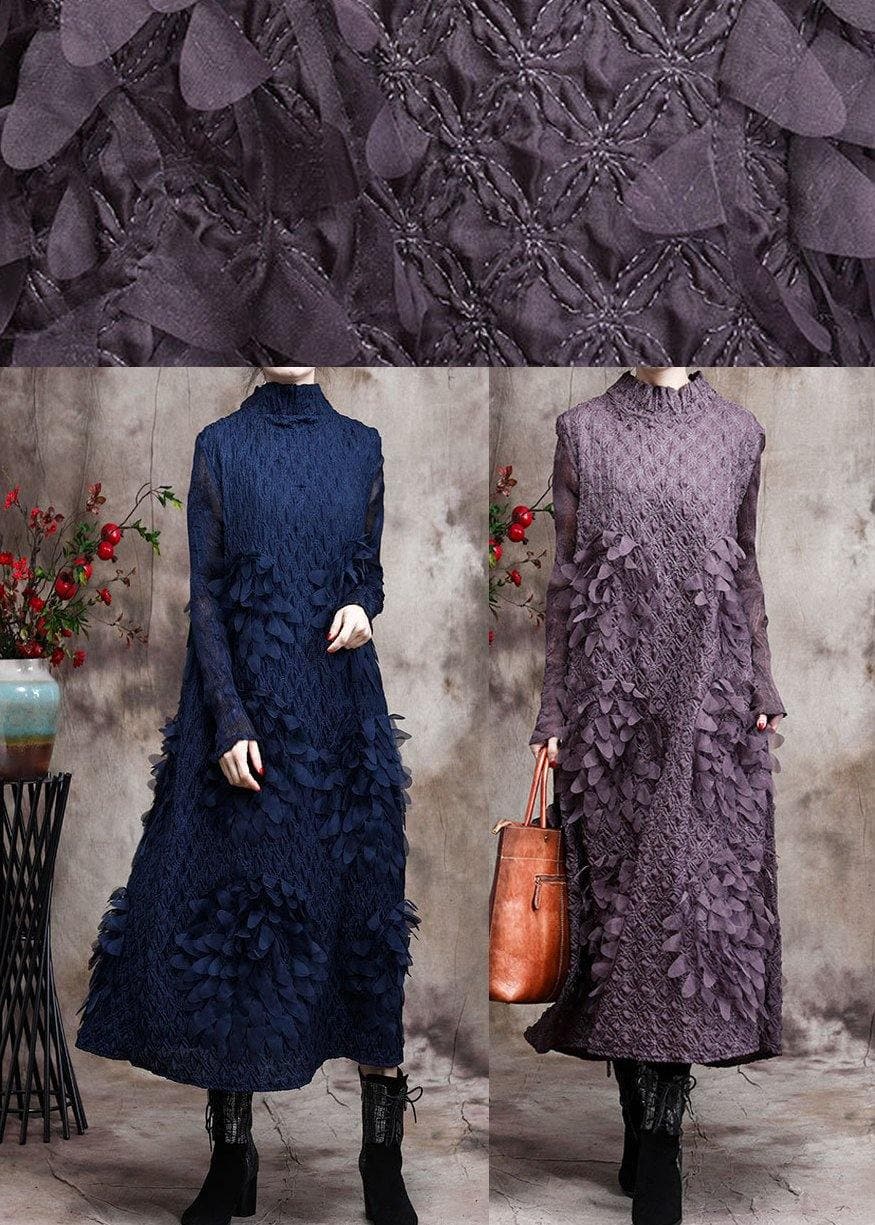 Red Feather Spring Maxi Dress Plus Size Long Dresses ZS-FDL210209