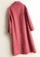 Women black plaid Fine tunic Woolen CoatsWork Peter pan Collar Button Down women Woolen Coats TCT200915