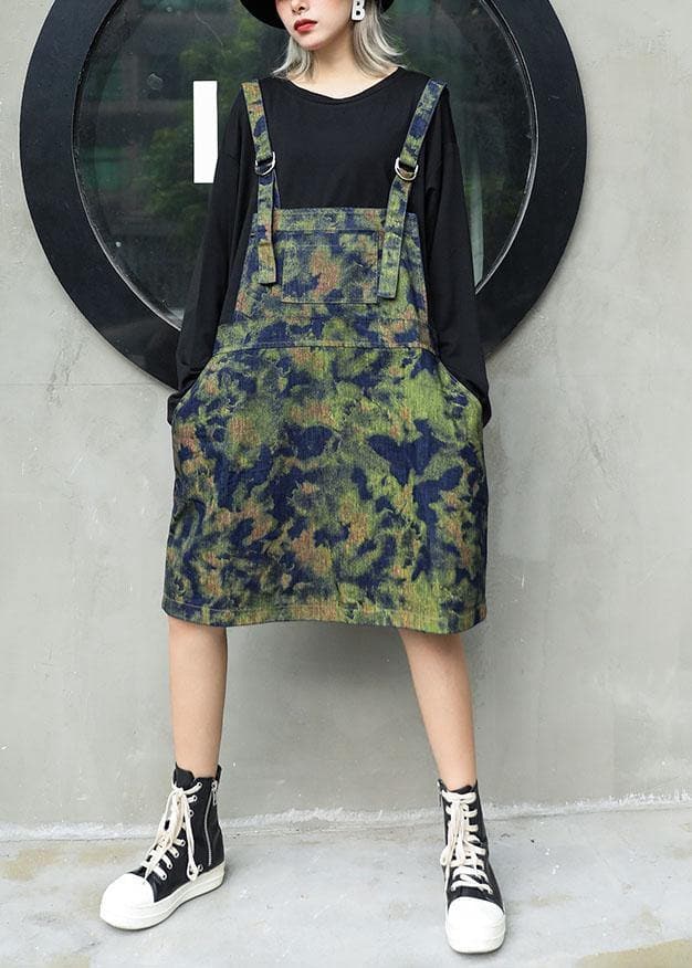 Women prints Cotton clothes false two pieces cotton fall Dresses AT-FDM190903