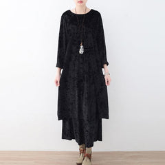 black two pieces autumn oversize corduroy pullover with cozy wide leg pants AM-LTP171124