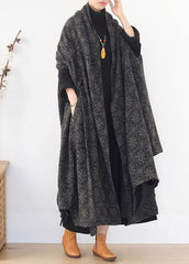 boutique  plus size clothing Jackets & Coats cloak women coats asymmetric wild wool coat AM-TCT201223