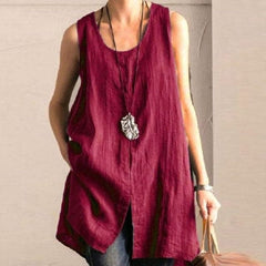 Oversized Basic Tank Top Buddha Trends