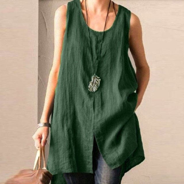 Oversized Basic Tank Top Buddha Trends