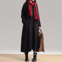 Plus Size Hooded Jacket Buddha Trends