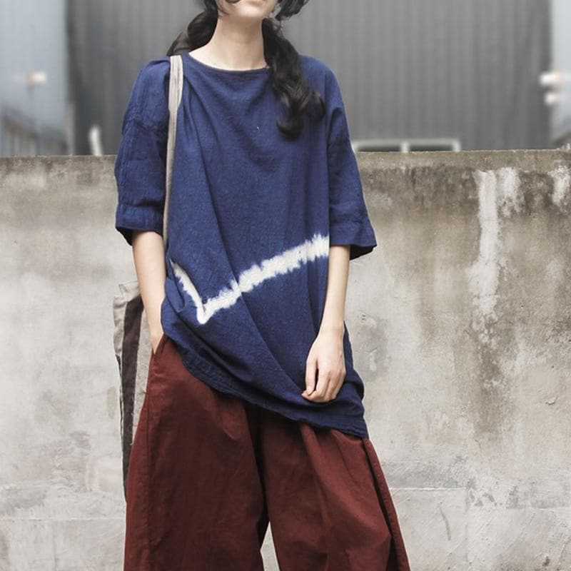 Vintage Casual Tie-Dye T-shirt | Lotus Buddha Trends
