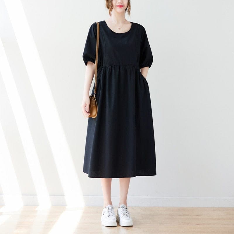 Aiko Casual A-Line Dress dylinoshop