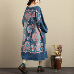 Flash Patchwork Denim Dress With Large Pockets dylinoshop