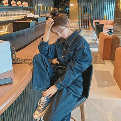 One Piece Denim Bodysuit Buddha Trends