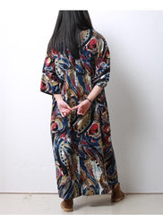 Abstract Art Inspired Midi Dress dylinoshop