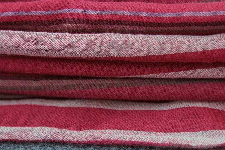 Red Stripes Cotton Maxi Dress | Lotus Buddha Trends