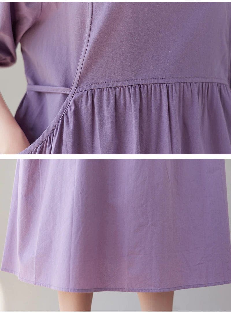 Aiko Casual A-Line Dress dylinoshop
