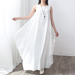 Loose Sleeveless Maxi Dress Buddha Trends