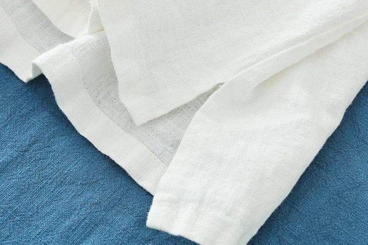 Mandarin Linen Shirt | Zen Buddha Trends