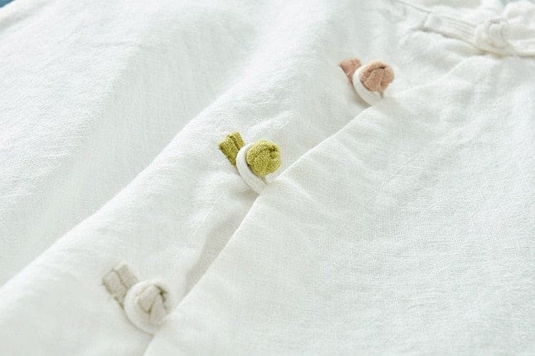 Mandarin Linen Shirt | Zen Buddha Trends