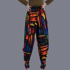 Abstract Art Colorful Harem Pants dylinoshop