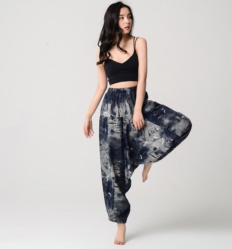 Gradient Color Oversized Harem Pants dylinoshop